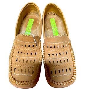 Materia Prima tan Suede Loafers